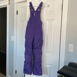 Lands End girls snow bibs.